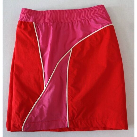 BDG x Urban Outfitters Women's Sz S Red/Pink Retro Y2K Hi-Rise Track Shorts - Picture 7 of 8